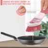 Wisboey Dish Cleaning Brush-Soap Dispensing Dish Brush Set & 4