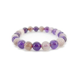 Armband Super Seven 8 mm Mineralien und Kristalle, Energieschönheit, Meditation, Liebes-Amulett