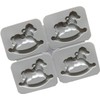 Moldes flexibles de silicona caballo balancín – Set de 4