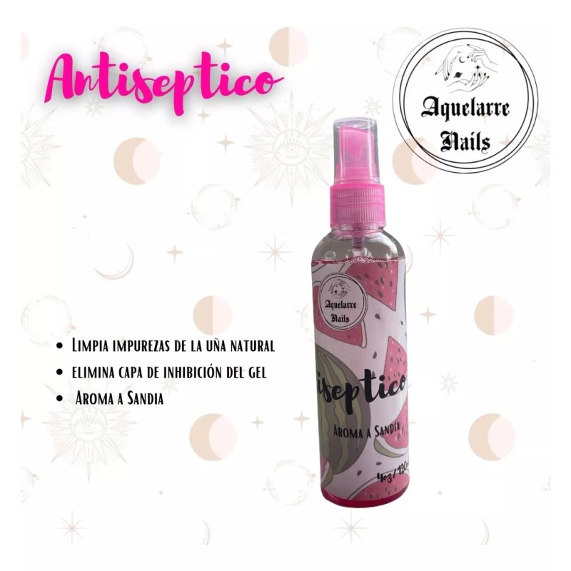 Aquelarre Nails Solucion Antiseptica De Sandia 4oz/120ml