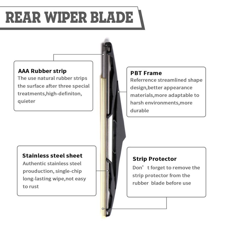 Rear Wiper Arm Blade Nut Set Replacement for Jeep Wrangler