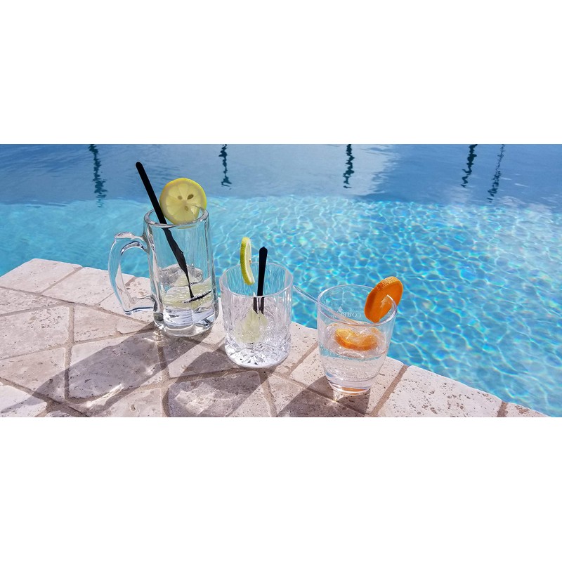 Swizzle Lemon Muddler for Cocktail and Ice Tea Drinks (Pack