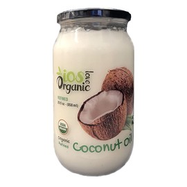 IOS love Organic Virgin Coconut Oil, Cold-Pressed - Natural Hair Oil, Skin Oil and Cooking Oil with Fresh Flavor, Non-GMO (Refined, 29 Fl. Oz)