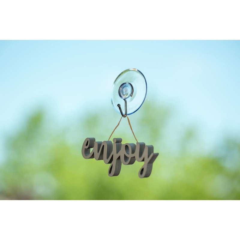 Wenko "Nickel Suction Hook, Transparent, 4-Piece