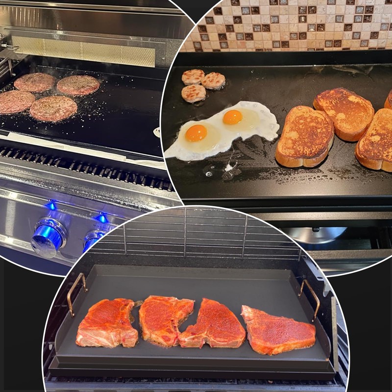 Utheer 17" x 13" Nano-Ceramic Nonstick Griddle for Gas &