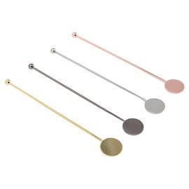 4 Varillas para Bebidas de Cóctel, Varillas para Cócteles de Acero Inoxidable, Agitadores para Bebidas de Café, Agitadores para Bebidas de Café de Acero Inoxidable, Varillas para Agitar Bebidas para R