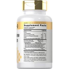 Doctor's Way Glucosamine Chondroitin MSM Turmeric | 200 Caplets | Advanced Support Complex | Non-GMO, Gluten Free Supplement