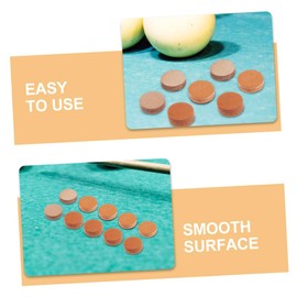 BESPORTBLE Leather Billiard Tips 20pcs Set Small Pool Tips Pool Necessities for Stick Replacement