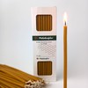 Petekoğlu 40 Pieces Pure Beeswax Candles - No-Drip, Smoke-Less, Tall,