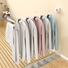 Retractable Clothesline Stainless Steel 4.2m Punch Free Good Load Bearing