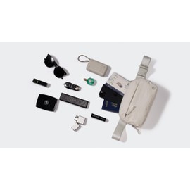 Pander Crossbody Sling Bag for Travel, Outdoor, and Everyday Use – Adjustable Strap, Lightweight Shoulder Bag, White Opal