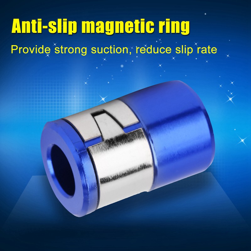 10PCS Screwdriver Magnetic Ring Anti Slip Drill Bits Magnetizer Ring