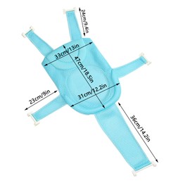 Baby Bath Pad, Newborn Bath Pad, Baby Bath Cushion, Baby Bath Net, Newborn Shower Mesh, Breathable and Non-Slip, Adjustable, Suitable for Most Bathtubs