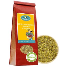 Elderflower Dried 60 g - Misted Elderflower Tea with Sweet Flavour - Peppermintman