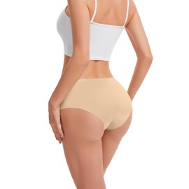 OVRUNS Seamless Camel Concealer Underwear Proof Thongs Invisible Camel Cover Panties for Women