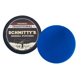 DC Crafts Nation Skin Can Cover Blue with 1 Can Schmitty's Herbal Snuff Original Pouches