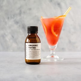 Erbology Organic Thyme Water 3.4 fl oz - Premium Food Grade Hydrolate of Thyme - Cleansing The Skin - Small Batch - Sustainably Sourced Straight from Farm in Provence, France