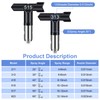 Gyfent Spray Tips, 6Pcs Airless Paint Sprayer Tips Reversible Spray