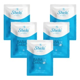 Mascarilla Facial Baba De Caracol Shelo Nabel 25grs 5 Piezas Tipo De Piel Seca