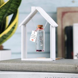 VELENTI® Love Gift for Her with Wooden Frame – Partner and Couple Gifts for Women and Men as Wedding Anniversary Gift for Him and Her