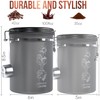 CafetastiQ Coffee Canister - New 2024 Extra Large 38OZ Beans/