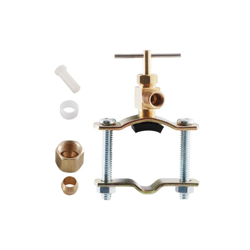 LDR 509 5110 Self Piercing Copper Saddle Valve, 3/8-Inch to