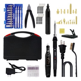 Anyman 3D Printer Finishing and Smoothing Tools Kit Includes Digital Soldering Iron, Deburring Tool, Electric Polishing Machine for 3D Printer Removal, Cleaning, and Finishing