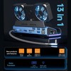 Asixxsix 9 in 1 Docking Station, 4K 60Hz Gigabit Ethernet