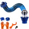 SheeChung 3FT RV Sewer Hose, Short Camper Sewer Hose for