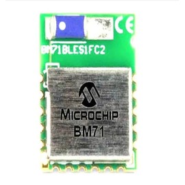 Bluetooth Modules - 802.15.1 Bluetooth BLE Module, Shielded, Antenna, 9 x 11.5 mm, Industrial Temp - SKU BM71BLES1FC2-0B04AA