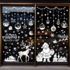 (9 Sheet) Tomario 202 Large Christmas Window Clings Stickers, 2024