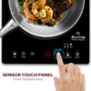 Duxtop Portable Induction Cooktop, High End Full Glass Induction Burner