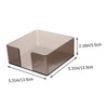 ABOOFAN Acrylic Tissue Box Cover Multi-Function Napkin Holder Deep Brown