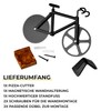 URBAN ZWEIRAD Bicycle Pizza Cutter with Magnetic Wall Mount, Non-Stick