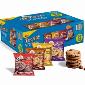 Grandma's Cookies, Variety Pack, 2.5 oz, 33-count