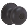 J-Series by SCHLAGE Stratus Bed and Bath Knob, Aged Bronze