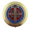 Autom Saint Benedict Cross Eucharistic Host PYX