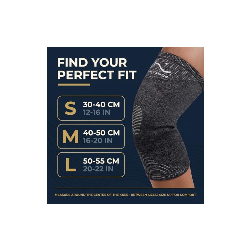 Knee Support Gel Pad, Compression, Sport, Size L