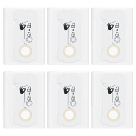 Dxyue 6 Pcs 204308 CT Mini/Midi -2/5 Filter Bags for Festool CT MINI, CT MINI I, CT MIDI, CT MIDI I from 2019 Onwards, CTC MINI/MIDI, CT 15 Dust Extractor