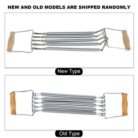 Chest Expander with Wooden Handle, Removable Spring, Strength Training, Chest Shoulders, Arms, Non-Slip Handle, Home Fitness Equipment