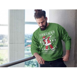 Christmas Dab from Father Christmas Jumper Xmas Jumper Sweatshirt - l