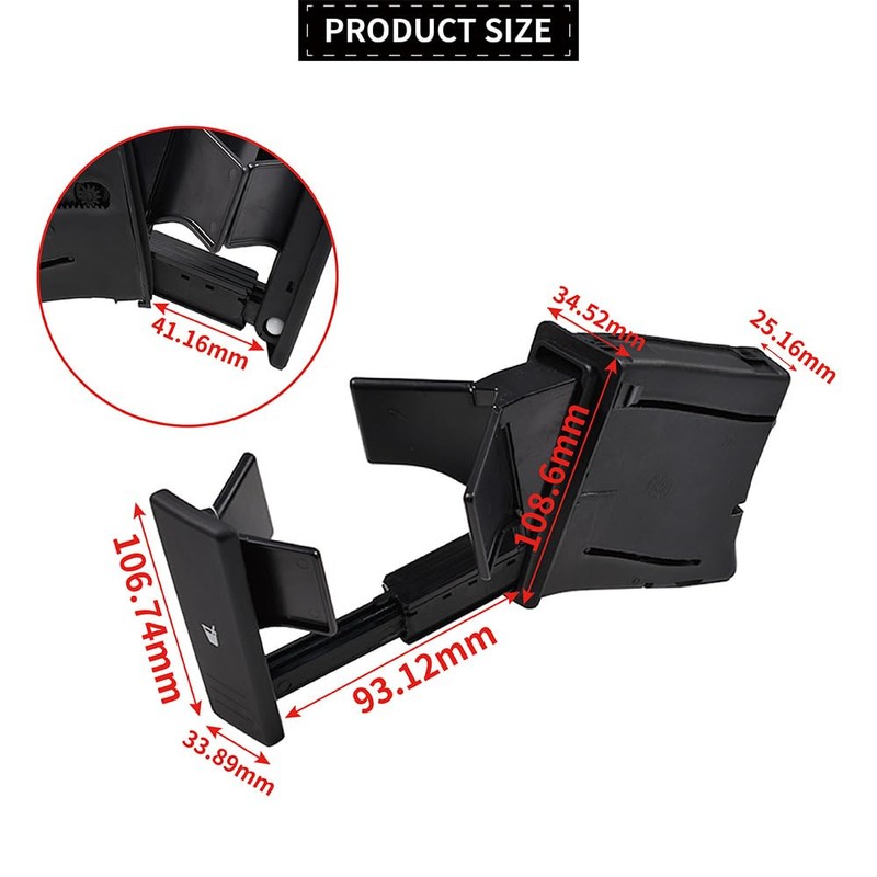 YUCKMZ Car Drink Holder Insert Compatible with VW Polo 9A