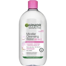 Garnier Micellar Cleansing Water, Gentle face Cleanser & Makeup Remover, Fragrance-Free, Vegan Formula, Suitable For All Skin Types, Even Sensitive, Skin Active, 700ml