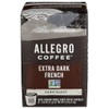 Allegro Coffee, Coffee French Roast Extra Dark Pods 10 Count,