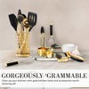 Black and Gold Kitchen Utensils Set - 23 Piece Luxe