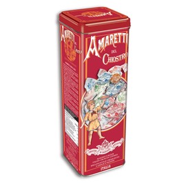 Chiostro di Saronno Amaretti Del Chiostro, Amaretti Di Saronno Crunchy Italian Cookies Tall Tin, 6.17 oz