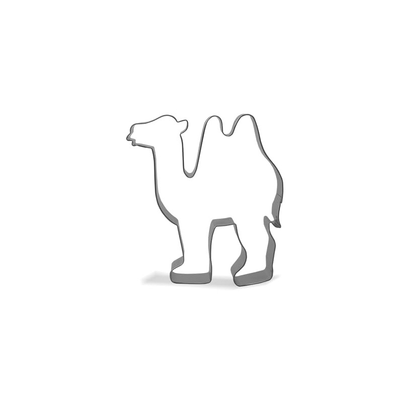 Keewah 5.1 inch Camel Cookie Cutter, Stainless Steel
