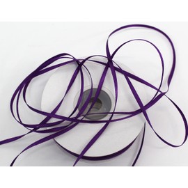CaPiSo 100 m Satin Ribbon 3 mm Ribbon Gift Ribbon Decorative Ribbon Satin Wedding Christmas