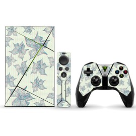 MightySkins Skin Compatible with NVIDIA Shield TV wrap Cover Sticker Skins 3D Flowers