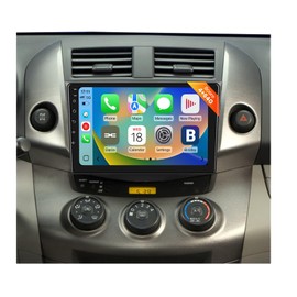 8Core 4G 64G Wireless Carplay Radio for Toyota RAV4 2007-2011 Android Car Stereo with 9inch 1280x720P IPS Touch Screen Android Auto 5.0Bluetooth DSP Audio 36EQ RDS/FM WiFi GPS WiFi AHD Backup Camera